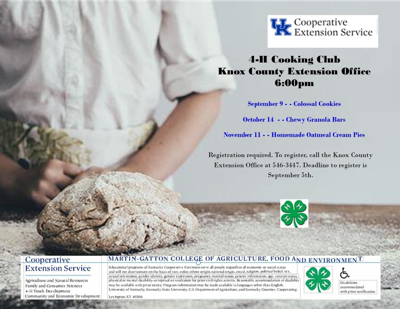 cooking flyer 